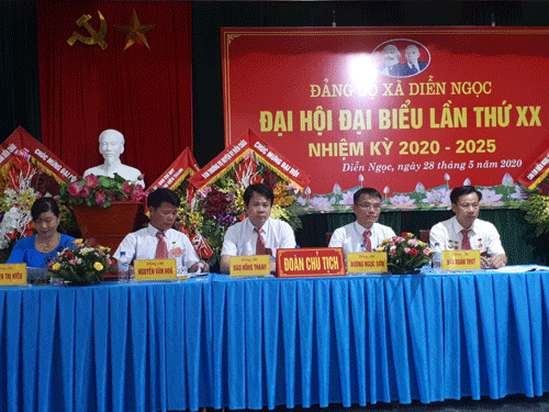 Đại hội Đảng bộ xã Diễn Ngọc lần thứ XX, nhiệm kỳ 2020 – 2025