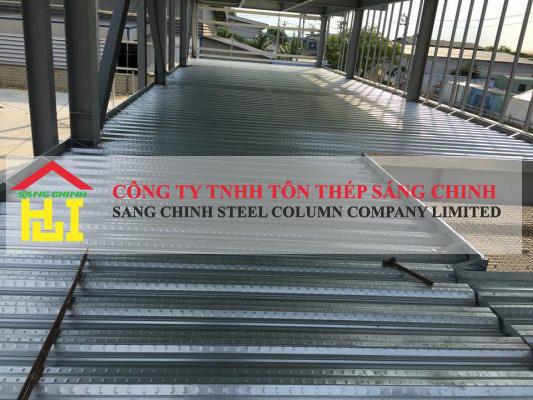 Hình ảnh tôn đổ sàn deck