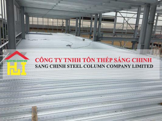 Hình ảnh tôn đổ sàn deck